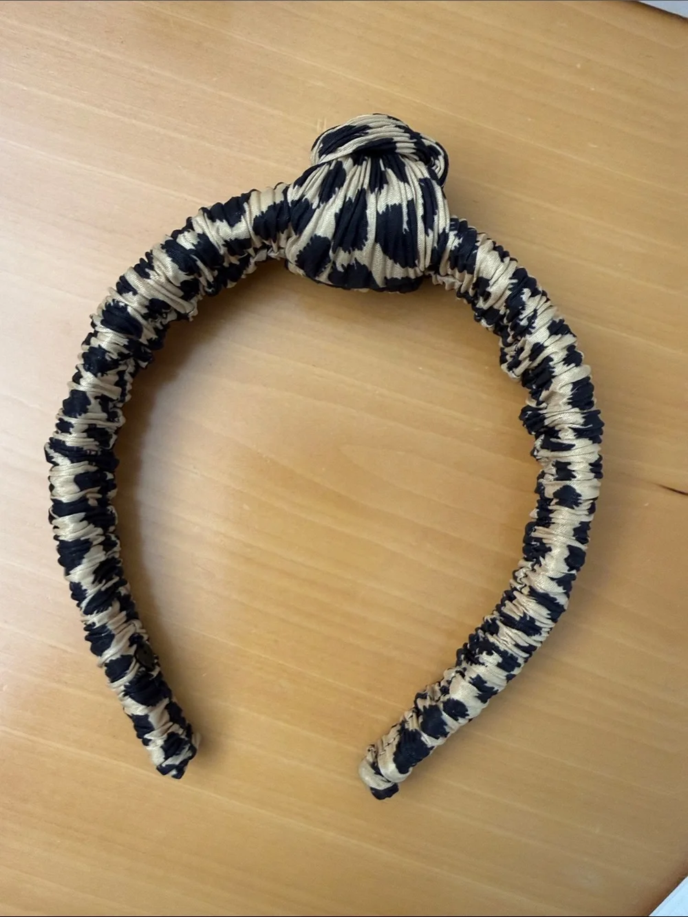Loeffler Randall Cheetah print Knot Headband
